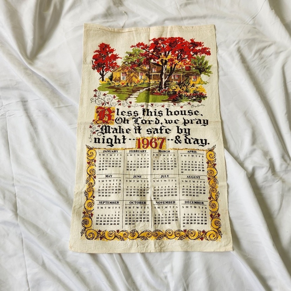 1967 Fabric Calendar